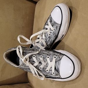 Converse All Star Gray & Black Low Top 6